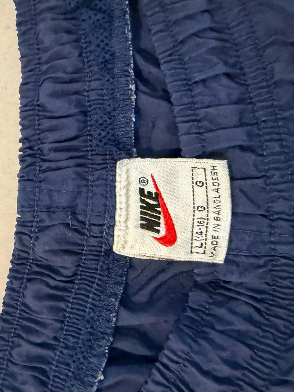 VTG Nike Blue Elastic Waist Shorts